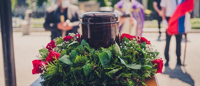 How to Adapt to Rising Cremation Trends 2 urn in wreath