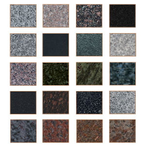 Choosing a Wholesale Headstone Supplier: 6 Things 3 granite colors
