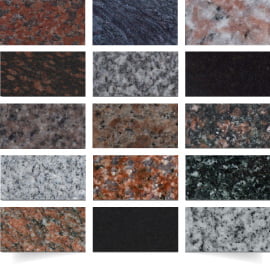 Specialize in Customization with our Granite Color Options 2 Line of our granite color options